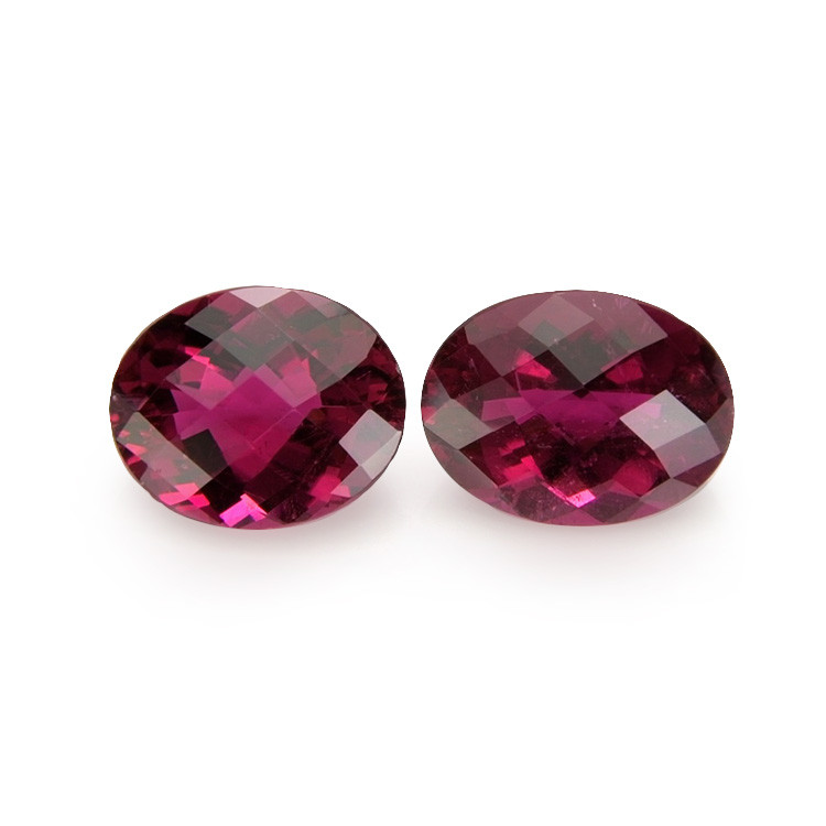 12.89 Ct.Tw. Rubellite Tourmaline Pair from Brazil