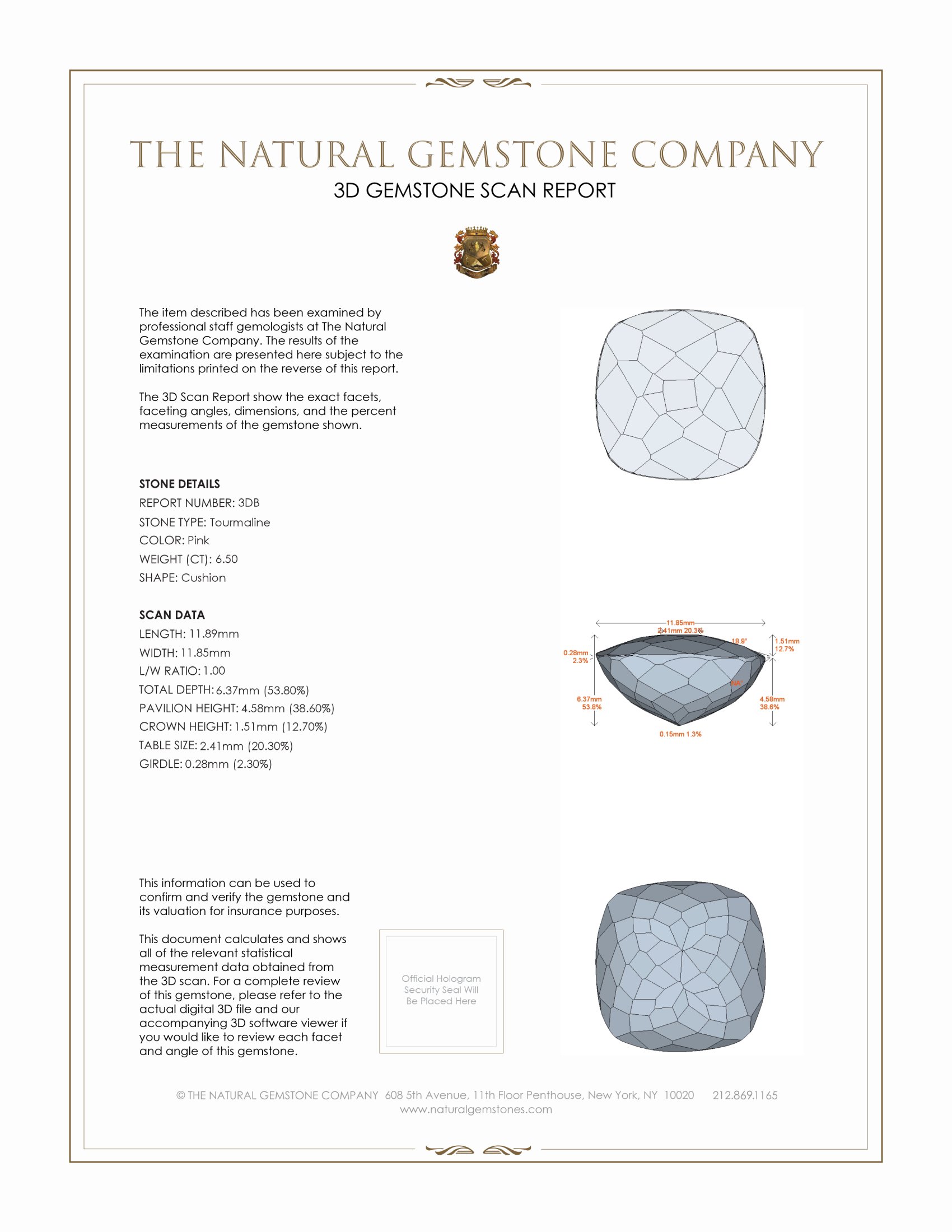 12.93 Ct.Tw. Tourmaline Pair from Brazil