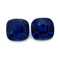 11.35&nbsp;Ct.Tw.Total Carat Weight Blue Sapphire Pair from Ceylon (Sri Lanka) Video