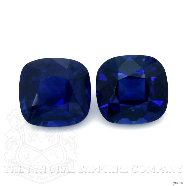 11.35 Ct.Tw. Blue Sapphire Pair from Ceylon (Sri Lanka)