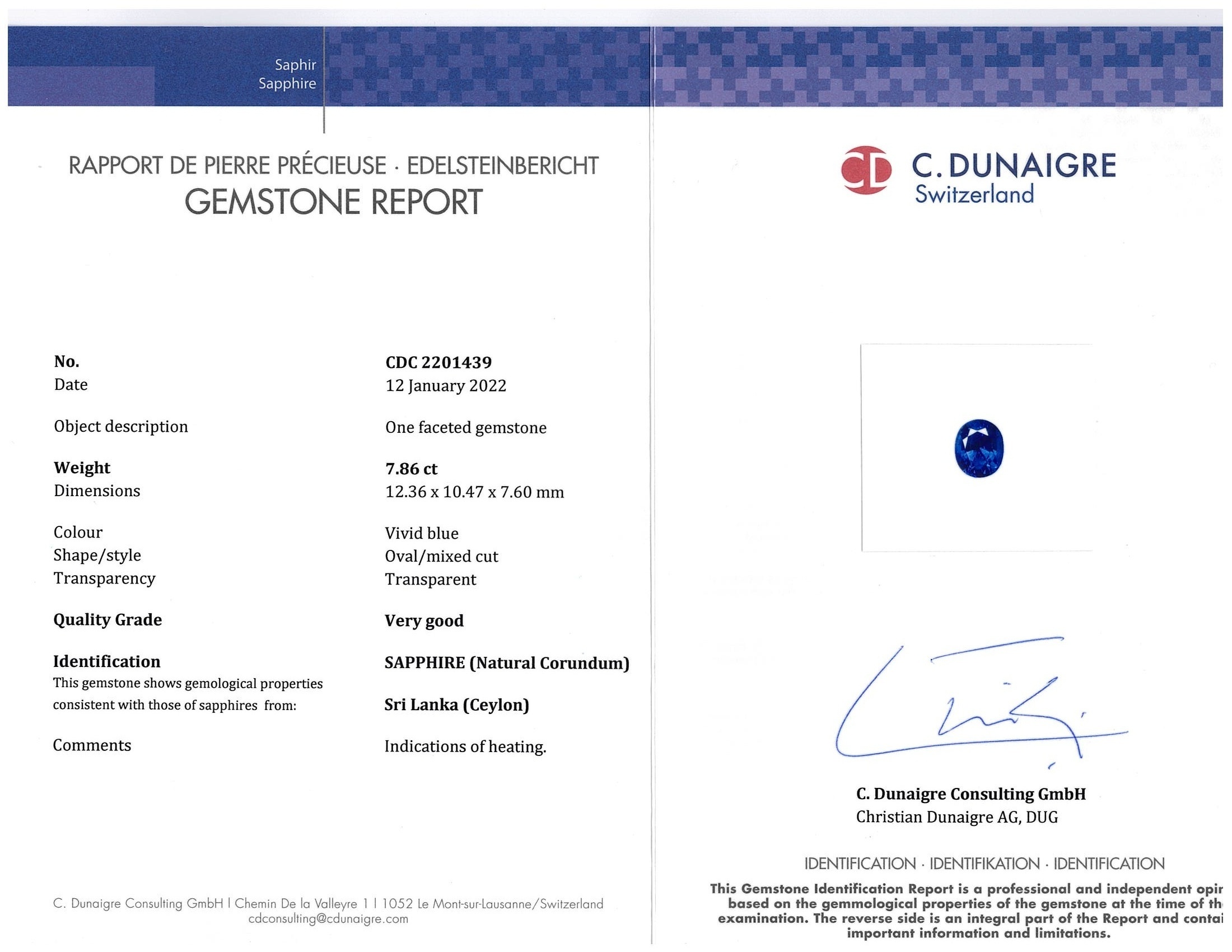 15.53 Ct.Tw. Blue Sapphire Pair from Ceylon (Sri Lanka)