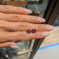 4.39&nbsp;Ct.Tw.Total Carat Weight Pink Sapphire Pair from Madagascar Life Style