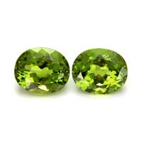 16.18 Ct.Tw.Total Carat Weight Peridot Pair from Pakistan Video