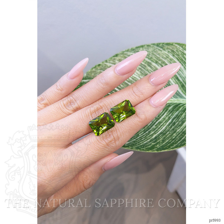 18.03 Ct.Tw. Peridot Pair from Pakistan