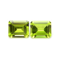 9.65 Ct.Tw.Total Carat Weight Peridot Pair from Pakistan Video