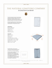 9.60&nbsp;Ct.Tw.Total Carat Weight Peridot Pair from Pakistan 3 D Scan Report