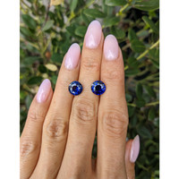 5.10&nbsp;Ct.Tw.Total Carat Weight Blue Sapphire Pair from Ceylon (Sri Lanka) Life Style