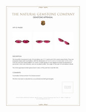 5.75 Ct.Tw.Total Carat Weight Tourmaline Pair from Brazil Appraisal