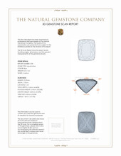 5.30 Ct.Tw.Total Carat Weight Aquamarine Pair from Brazil 3 D Scan Report