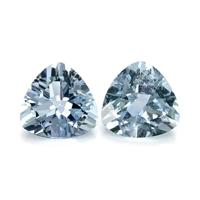 2.42 Ct.Tw.Total Carat Weight Aquamarine Pair from Brazil Video