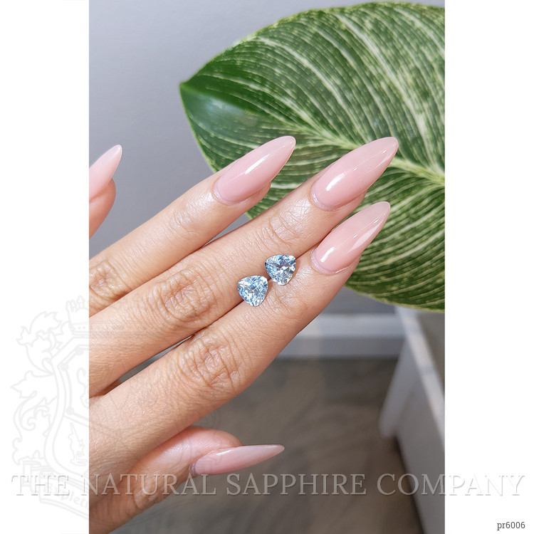 2.42 Ct.Tw. Aquamarine Pair from Brazil