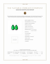 4.52 Ct.Tw.Total Carat Weight Emerald Pair from Zambia Scan Report