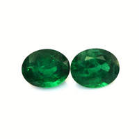 11.93 Ct.Tw.Total Carat Weight Emerald Pair from Zambia Video