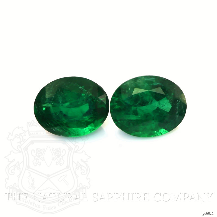 11.93 Ct.Tw. Emerald Pair from Zambia