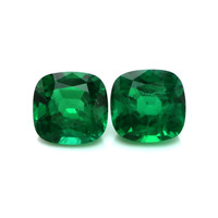 12.21 Ct.Tw.Total Carat Weight Emerald Pair from Zambia Video