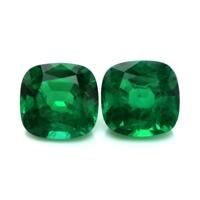 12.21 Ct.Tw.Total Carat Weight Emerald Pair from Zambia Video