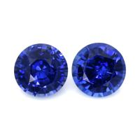 3.08&nbsp;Ct.Tw.Total Carat Weight Blue Sapphire Pair from Ceylon (Sri Lanka) Video