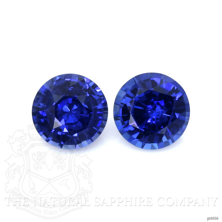 3.08 Ct.Tw. Blue Sapphire Pair from Ceylon (Sri Lanka)