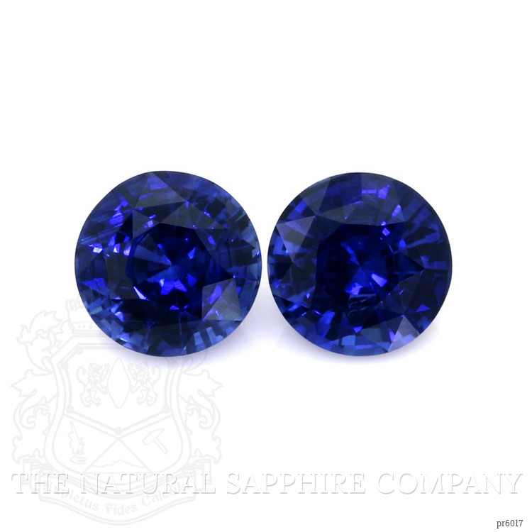 3.69 Ct.Tw. Blue Sapphire Pair from Ceylon (Sri Lanka)