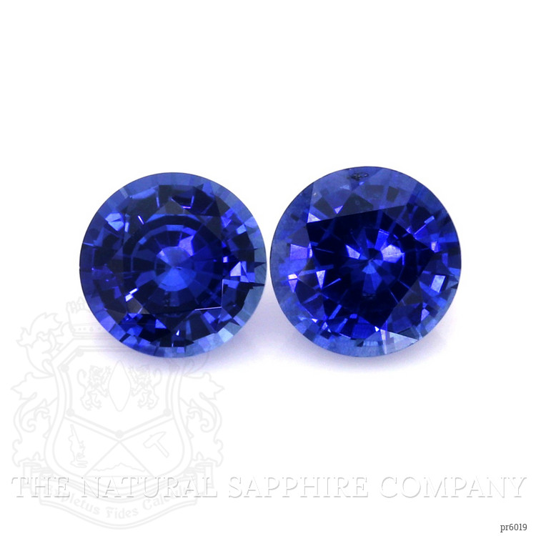 3.11 Ct.Tw. Blue Sapphire Pair from Ceylon (Sri Lanka)