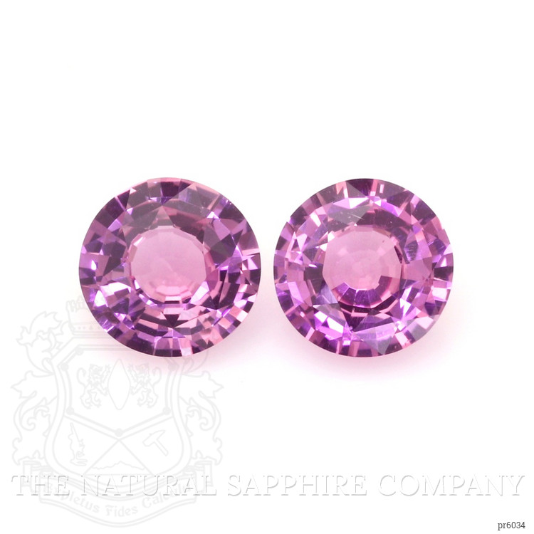2.64 Ct.Tw. Pink Sapphire Pair from Ceylon (Sri Lanka)