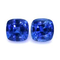 4.47&nbsp;Ct.Tw.Total Carat Weight Blue Sapphire Pair from Ceylon (Sri Lanka) Video