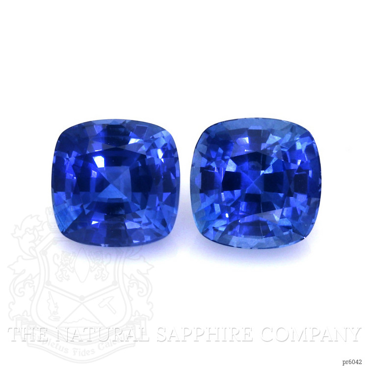 4.47 Ct.Tw. Blue Sapphire Pair from Ceylon (Sri Lanka)
