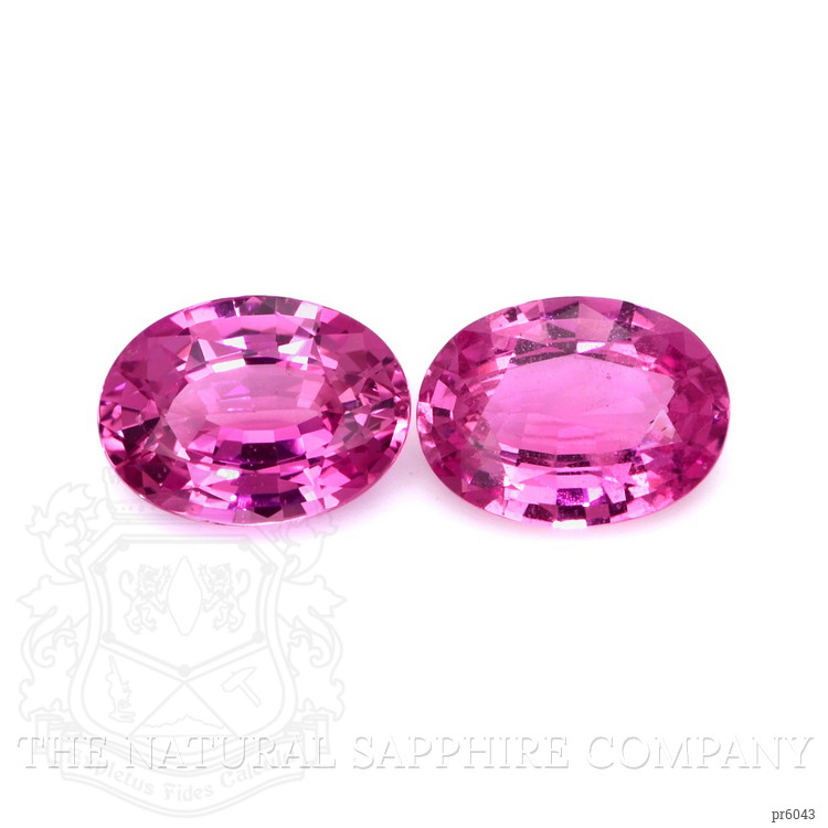 4.47 Ct.Tw. Pink Sapphire Pair from Madagascar