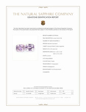 5.57 Ct.Tw.Total Carat Weight Pinkish Purple Sapphire Pair from Madagascar Scan Report