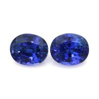 1.79&nbsp;Ct.Tw.Total Carat Weight Blue Sapphire Pair from Ceylon (Sri Lanka) Video