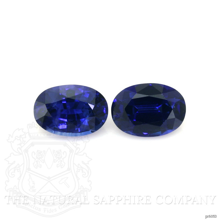 1.90 Ct.Tw. Blue Sapphire Pair from Ceylon (Sri Lanka)