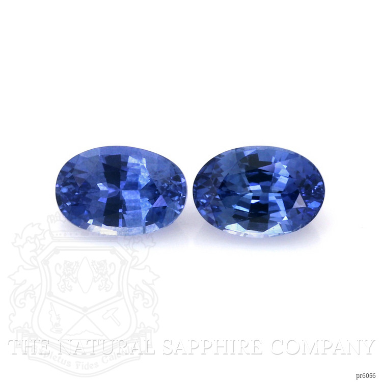 1.63 Ct.Tw. Blue Sapphire Pair from Ceylon (Sri Lanka)