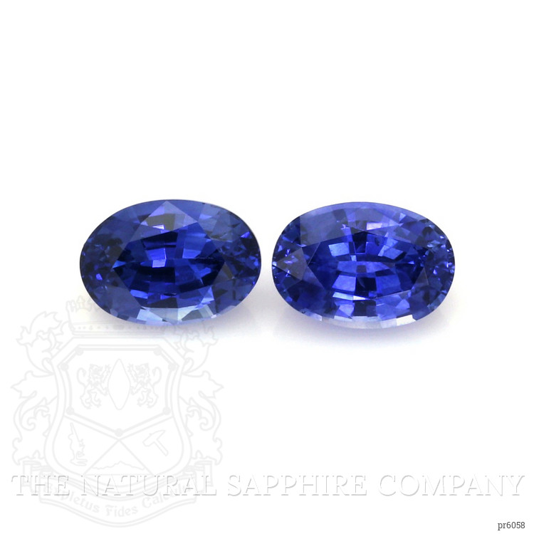 1.71 Ct.Tw. Blue Sapphire Pair from Ceylon (Sri Lanka)