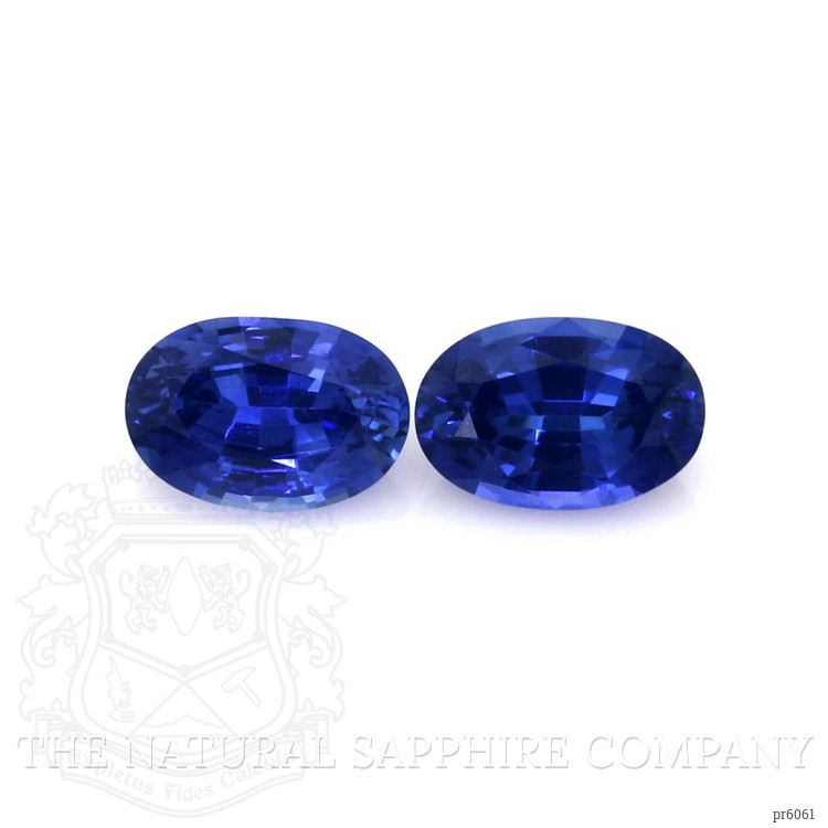 1.08 Ct.Tw. Blue Sapphire Pair from Ceylon (Sri Lanka)