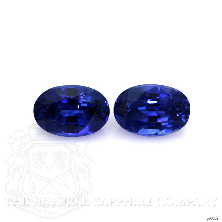 1.64 Ct.Tw. Blue Sapphire Pair from Ceylon (Sri Lanka)