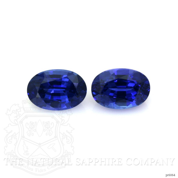 1.71 Ct.Tw. Blue Sapphire Pair from Ceylon (Sri Lanka)