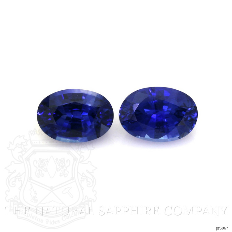 1.56 Ct.Tw. Blue Sapphire Pair from Ceylon (Sri Lanka)