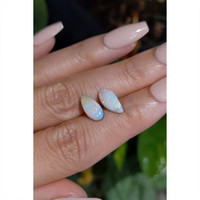 3.16 Ct.Tw.Total Carat Weight Cabochon Boulder Opal Pair from Australia Life Style