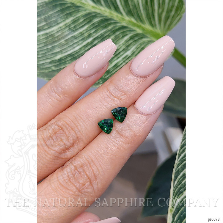 1.53 Ct.Tw. Tsavorite Garnet Pair from Tanzania