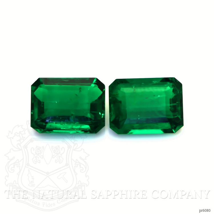 6.53 Ct.Tw. Emerald Pair from Afghanistan