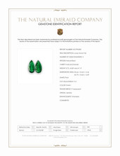 91.08 Ct.Tw.Total Carat Weight Emerald Pair from Zambia Scan Report