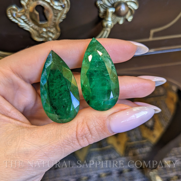 91.08 Ct.Tw. Emerald Pair from Zambia
