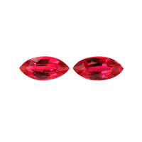 1.91 Ct.Tw.Total Carat Weight Ruby Pair from Mozambique Video