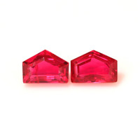 1.51 Ct.Tw.Total Carat Weight Ruby Pair from Mozambique Video