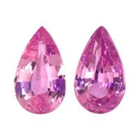 3.40&nbsp;Ct.Tw.Total Carat Weight Pink Sapphire Pair from Ceylon (Sri Lanka) Video