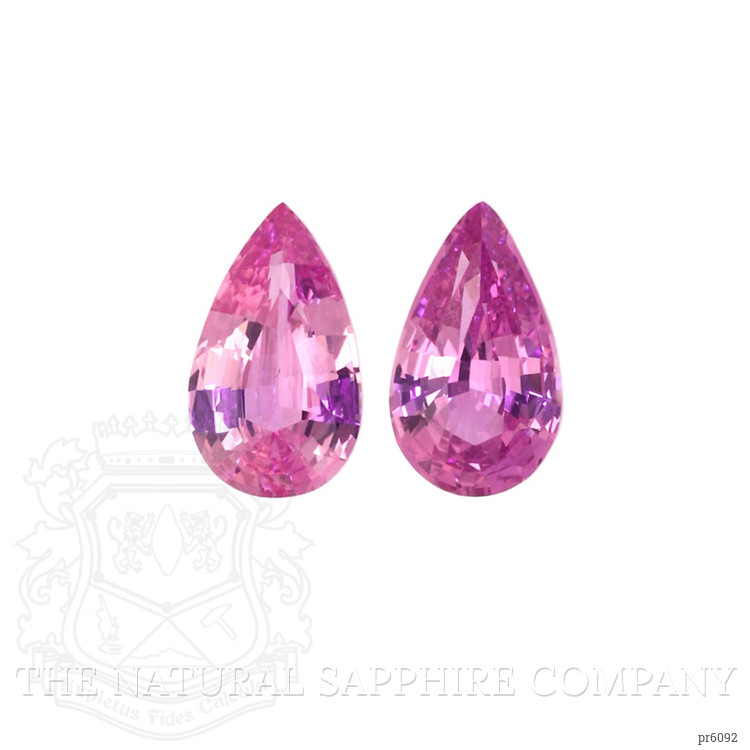 3.40 Ct.Tw. Pink Sapphire Pair from Ceylon (Sri Lanka)