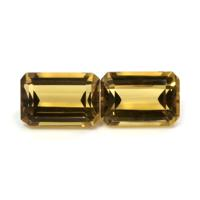 17.78 Ct.Tw.Total Carat Weight Citrine Pair from Brazil Video