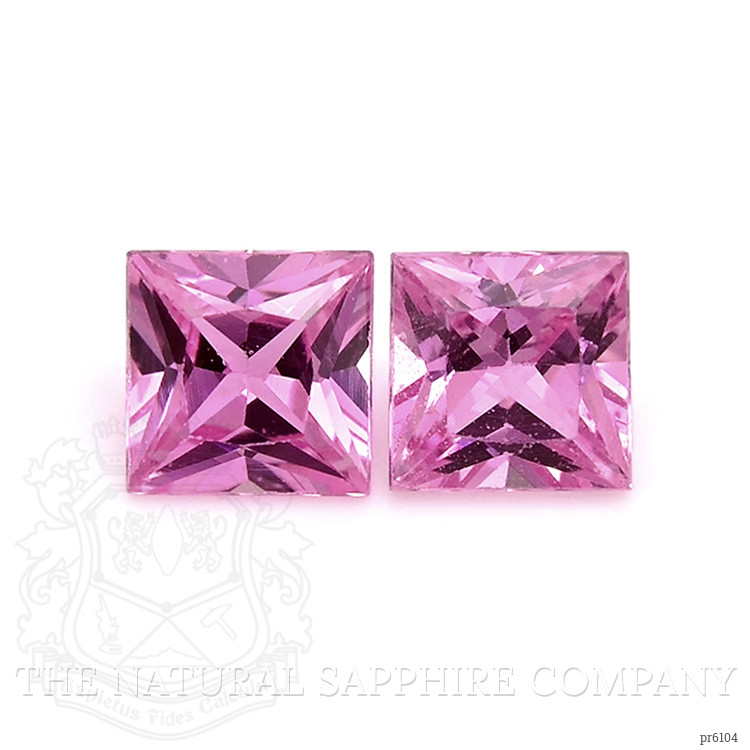 0.71 Ct.Tw. Pink Sapphire Pair from Ceylon (Sri Lanka)