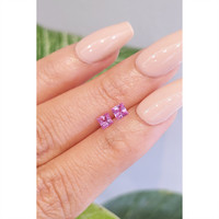 0.71&nbsp;Ct.Tw.Total Carat Weight Pink Sapphire Pair from Ceylon (Sri Lanka) Life Style