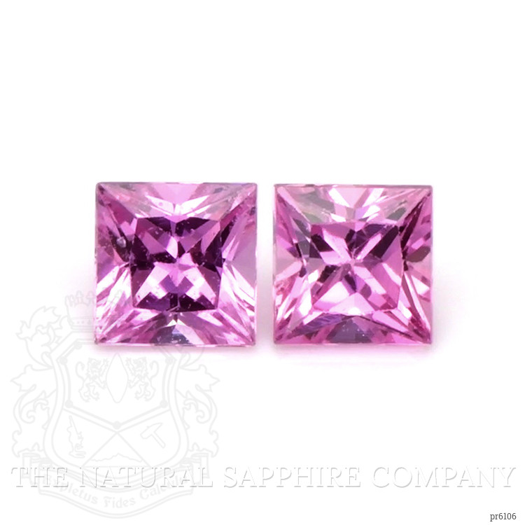 0.76 Ct.Tw. Pink Sapphire Pair from Ceylon (Sri Lanka)